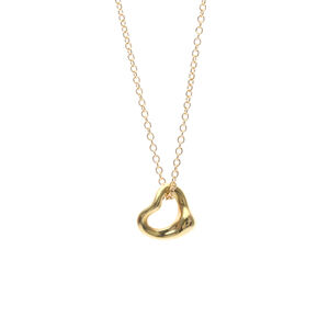 TIFFANY 18k Gold Heart Necklace